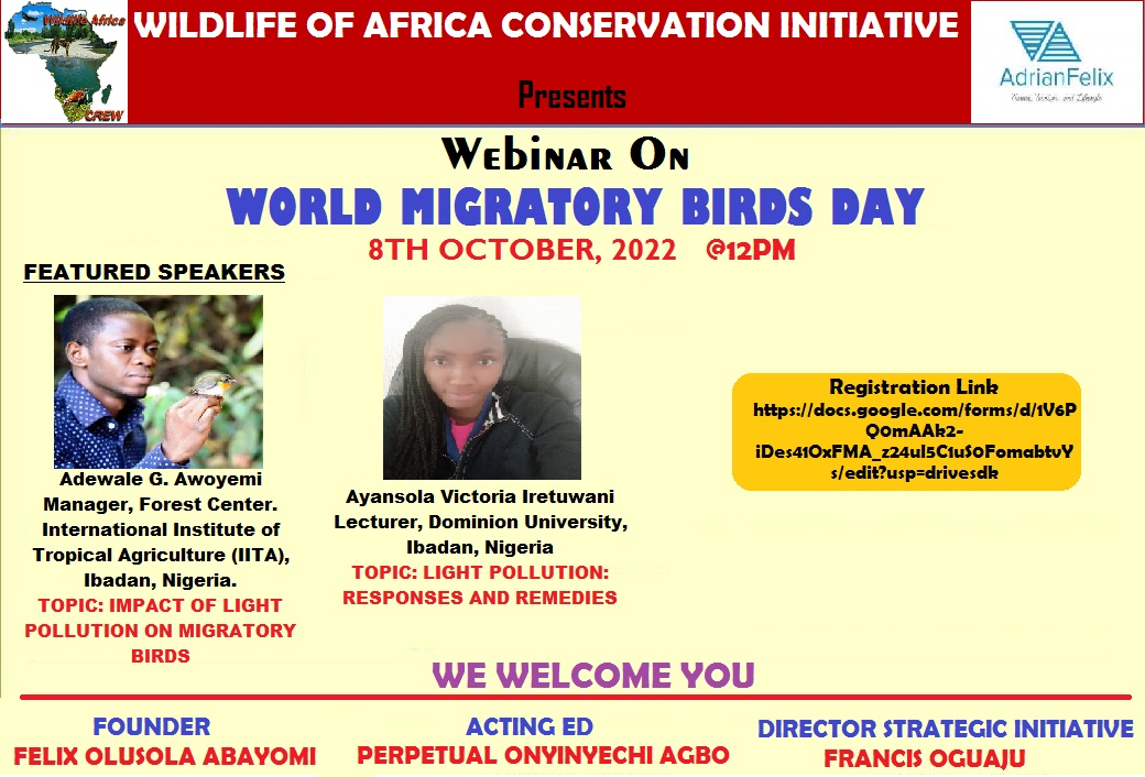 World Migratory Bird Day Webinar World Migratory Bird Day